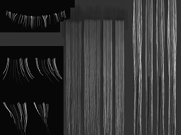 White hair line brush material texture (ID:ffaeh972926)
