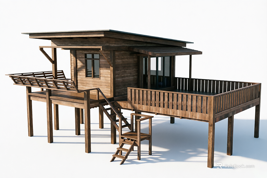 Dark Brown Log Country Wooden House Outdoor Building texture