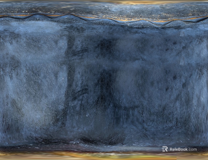 Dark blue frosted sheet metal interior finish texture