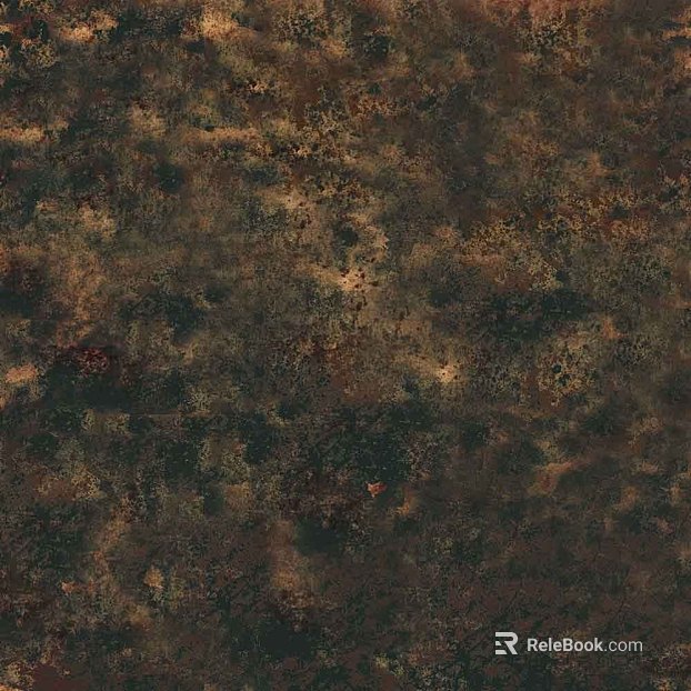 Dark brown old metal plate wall decoration texture