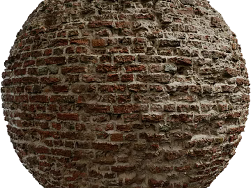 Brick wall PBR texture (ID:ffach584664)