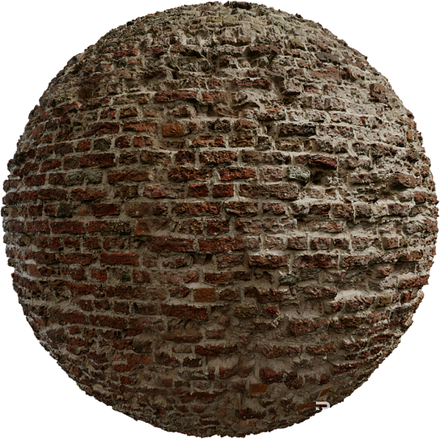 Brick wall PBR texture