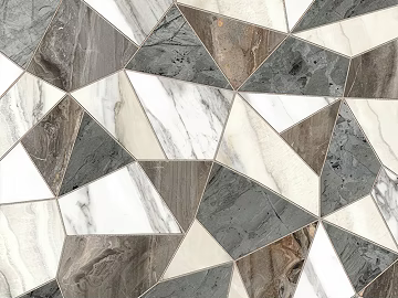 Gray and white marble mosaic tile living room wall texture (ID:ffaeh237576)