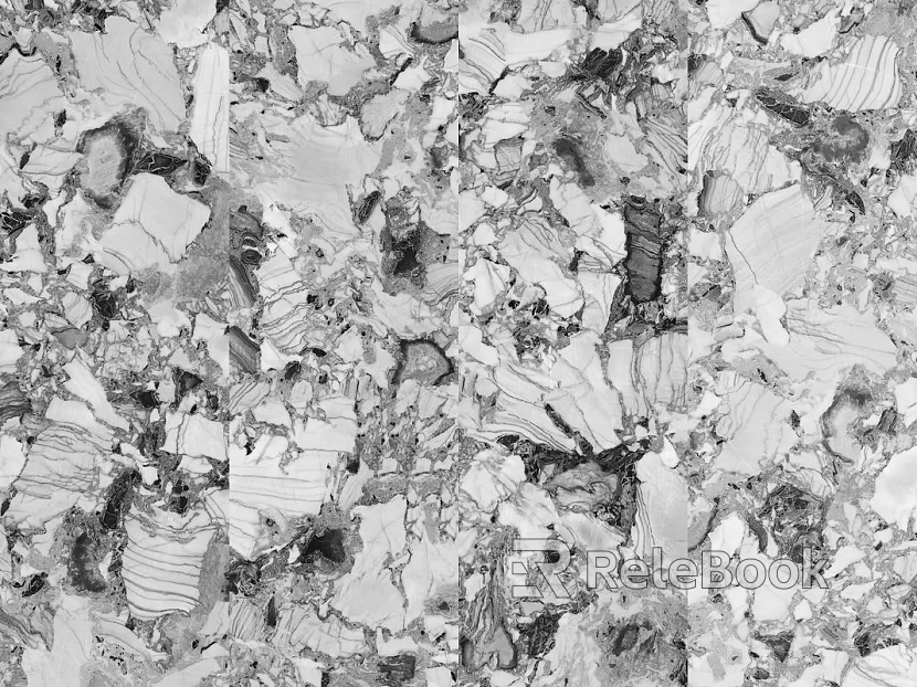 Ice pattern marble marble Oreo gray texture