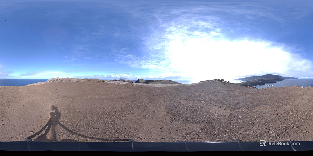 Outdoor Sea Island Daytime HDR texture