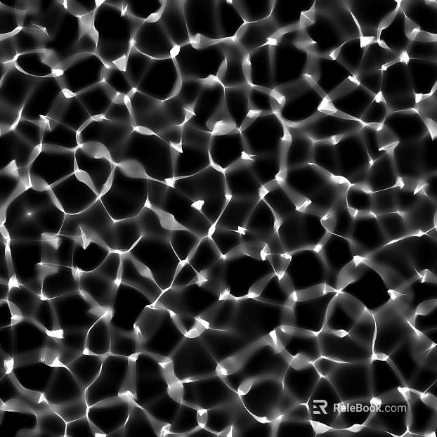 caustic water ripple wave caustic map black and white caustic map texture
