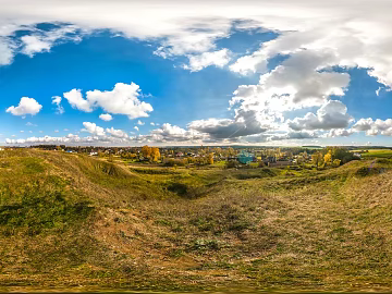 Park HDR Village Countryside Rural Town Outdoor Wilderness Green Space Grove Meadow Sky Blue Sky Sunny Day texture (ID:ffaeh985482)