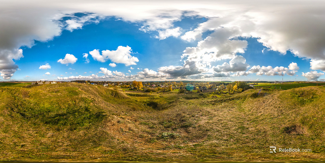 Park HDR Village Countryside Rural Town Outdoor Wilderness Green Space Grove Meadow Sky Blue Sky Sunny Day texture