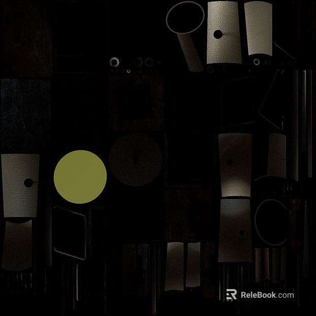Modern abstract geometric decorative painting texture
