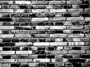 Black and white brick wall texture (ID:ffagg40417)