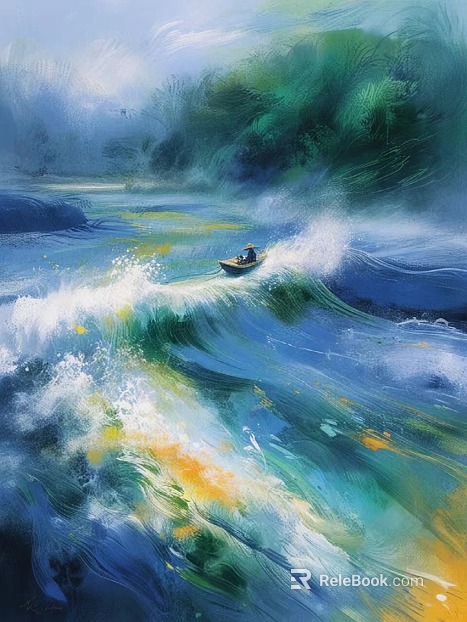 landscape painting texture