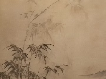 Song-style bamboo painting texture (ID:ffach377753)