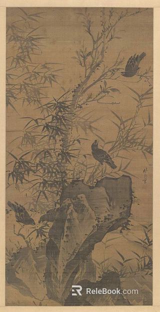 Plant painting texture