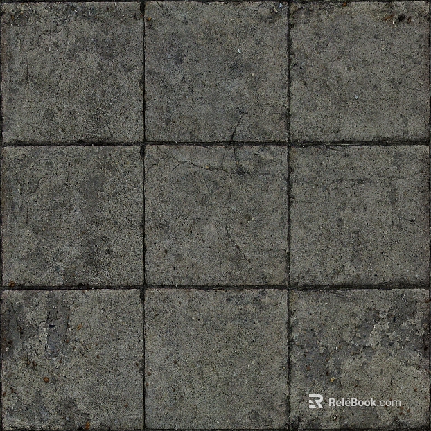 Cement tile solid color cream matte cement floor tile seamless texture