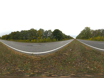 Outdoor Road Woods Clouded Day HDR texture (ID:ffabg36591)