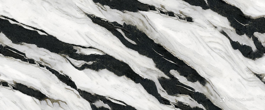 Atayal Platinum Marble Panda White texture