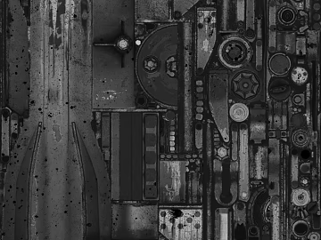 Silver gray old metal industrial machinery panel texture (ID:ffaeh835839)