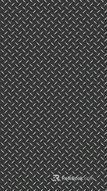 Metal patterned plate texture