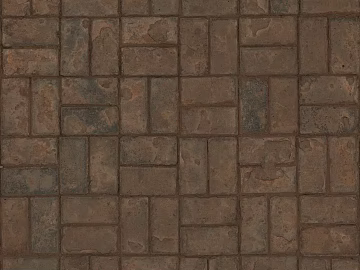 permeable brick 3d model