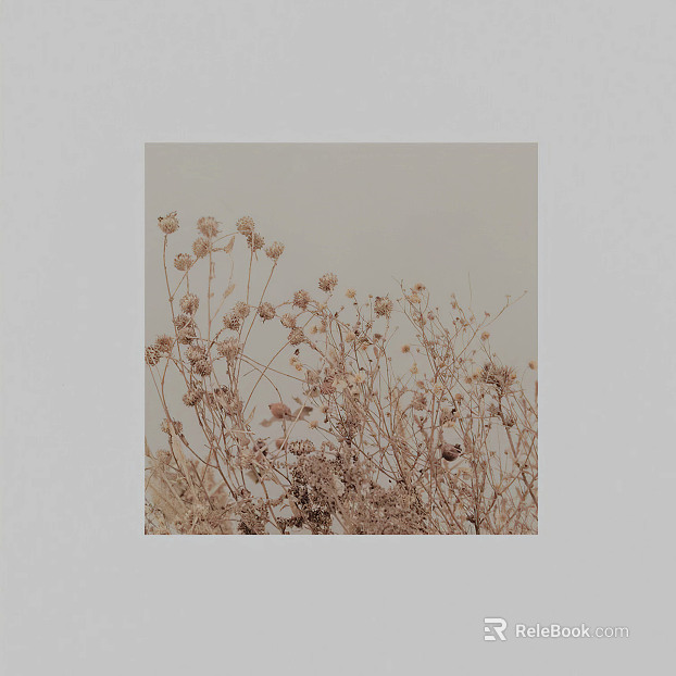 Plant painting texture