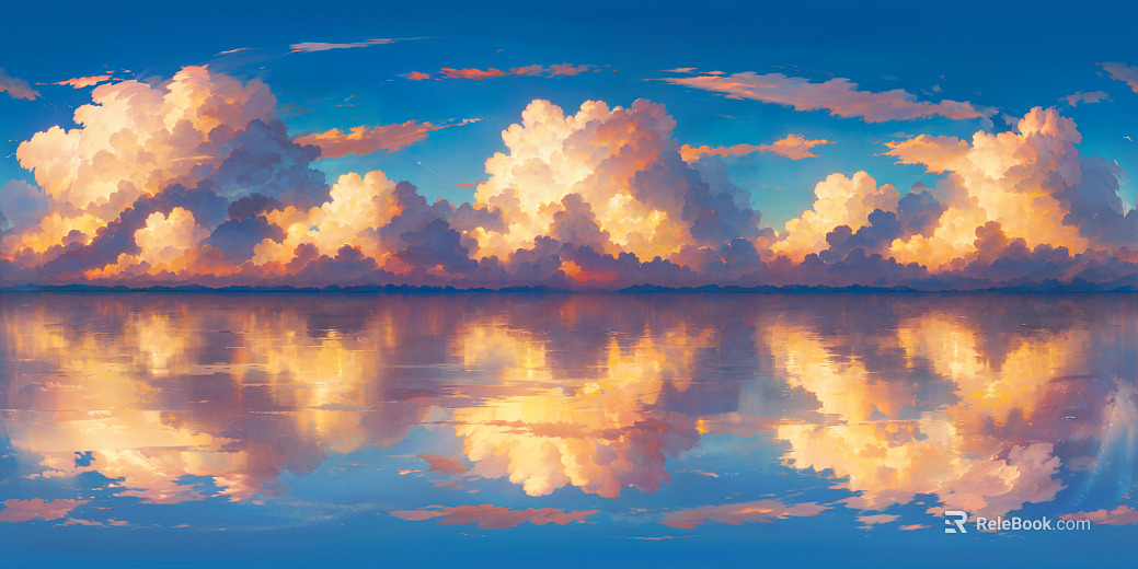 Anime Style Dusk Sky HDR texture