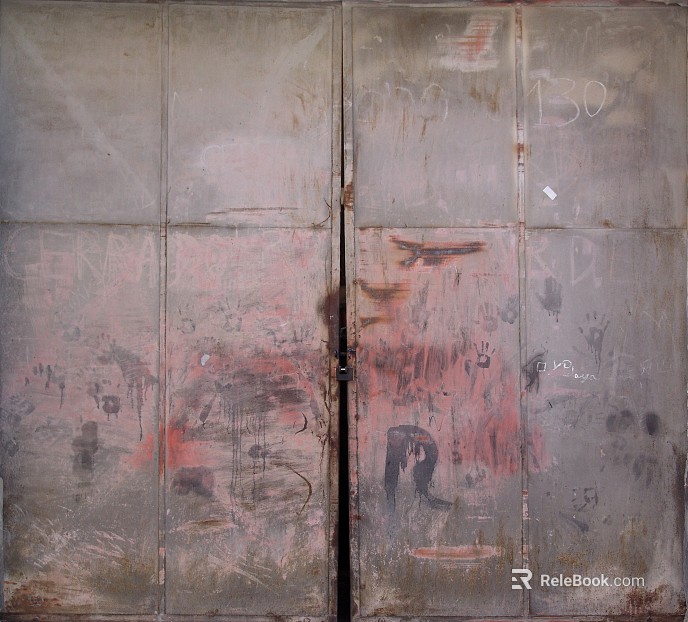 Metal door texture