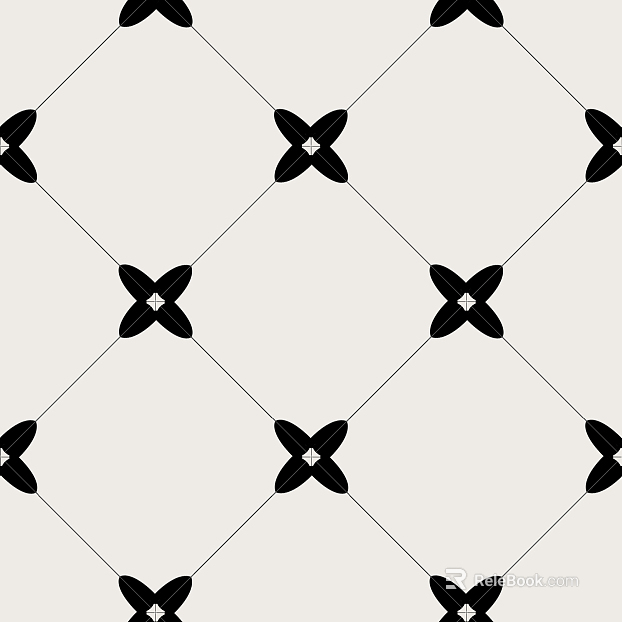 Black and white retro brick texture