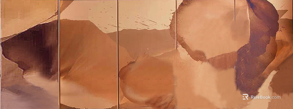 three-dimensional physical painting texture