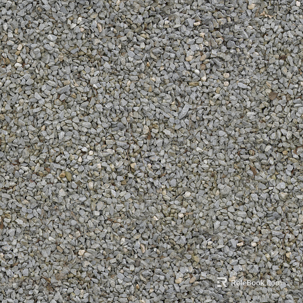 Ground gravel texture