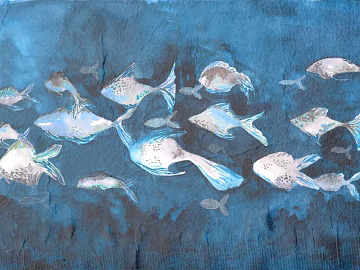 Fish Pattern Wallpaper texture (ID:ffach474656)