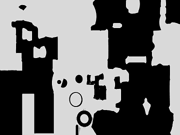 Black and White Bump Abstract Pattern Map 3d model
