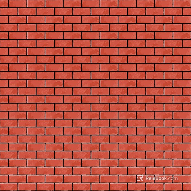 brick wall red bread brick texture