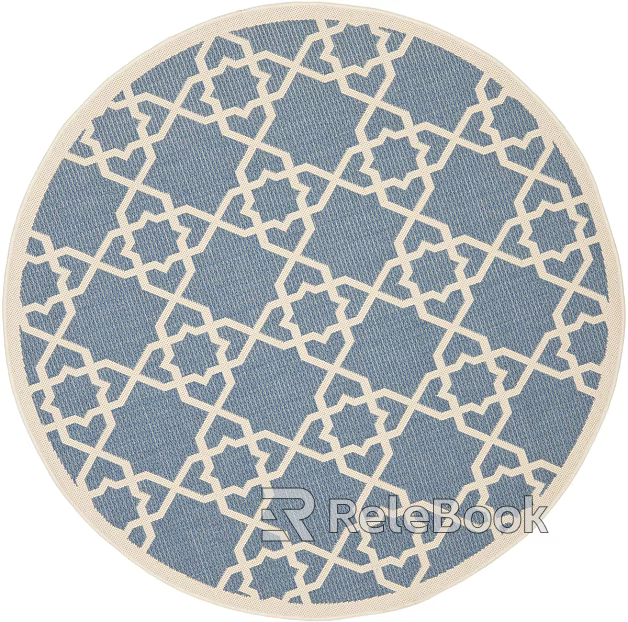 Round carpet texture