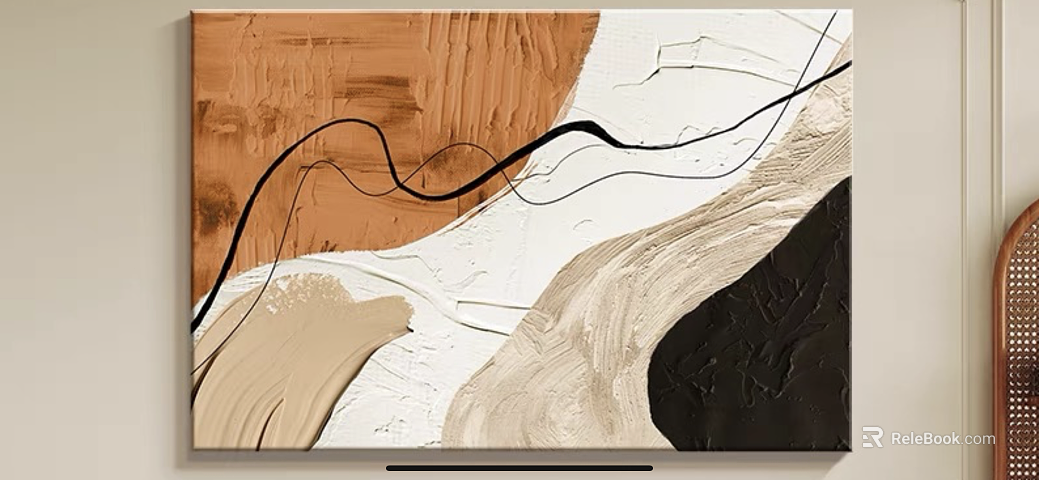 Silent Wind Abstract Texture Decorative Painting texture