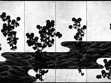 black and white painting texture (ID:ffaif0524)