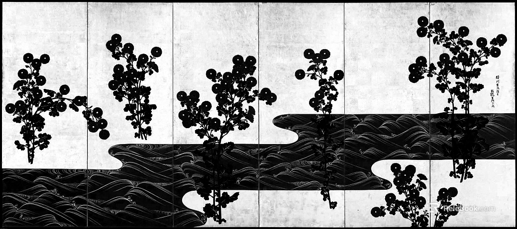 black and white painting texture
