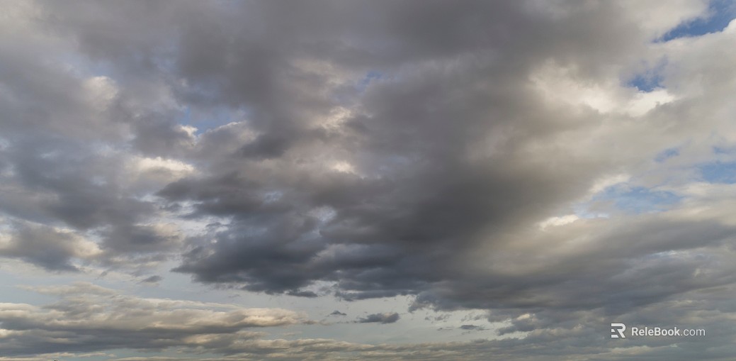 Dark dark clouds, cloudy sky, storm disaster coming texture
