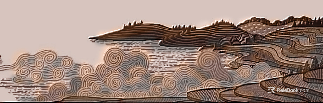 three-dimensional physical painting texture