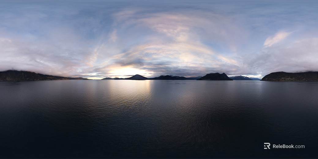 Lakes Sunny Sky Water Surface HDR texture