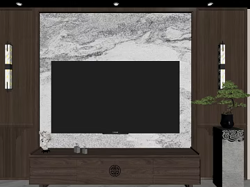 New Chinese gray marble TV background wall texture (ID:ffaeh826674)