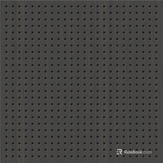 Perforated acoustic panel texture