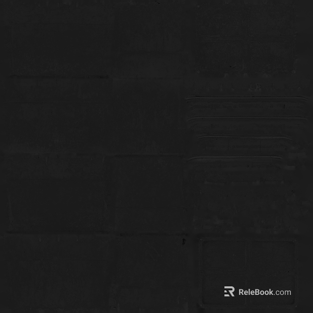 Black brick wall interior wall texture
