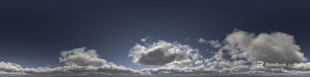 Blue Sky White Clouds Clouds Clear HDR texture