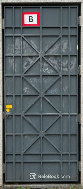Metal door texture