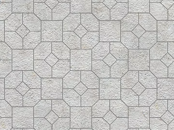 Ground mosaic granite stone geometric mosaic floor tile sidewalk road ground square paving texture (ID:ffach519806)