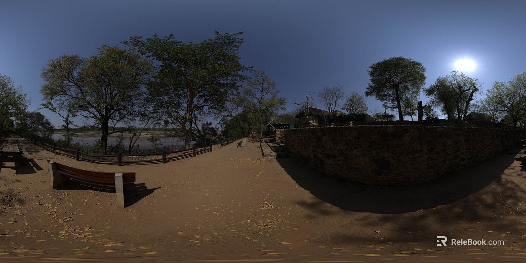 Park Boulevard Daytime HDR texture