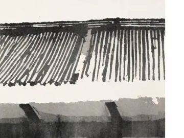 Black and white Chinese-style ancient roof texture (ID:ffaeh678711)