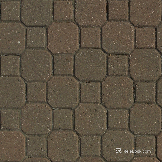 Ground pavement texture