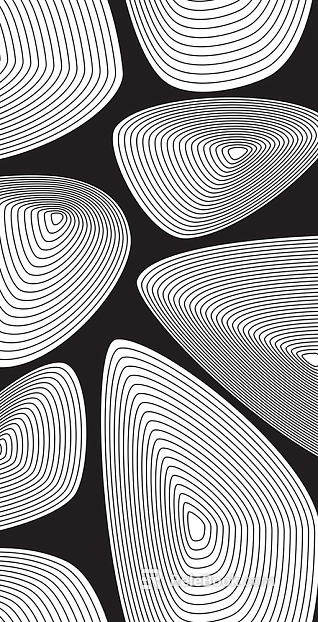 Black and white abstract curve wall wallpaper texture