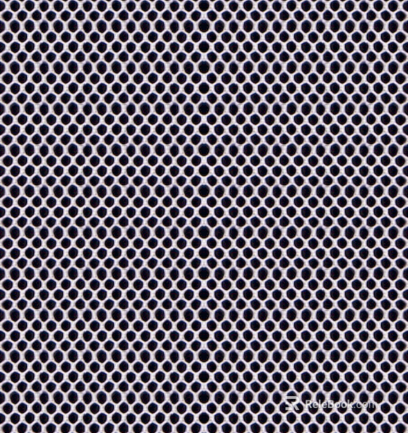 Perforated plate metal texture